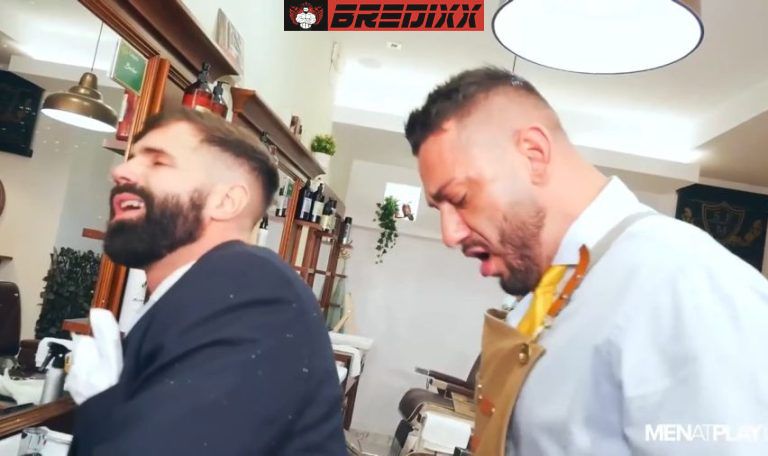 Dani Robles & Leo La Rosa Fuck In Barbershop Play