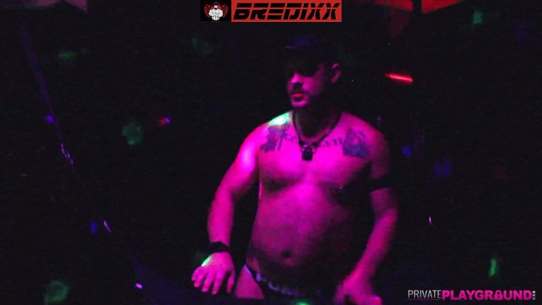 Ten men join Sparky Baxter and Luke Knight for an orgy