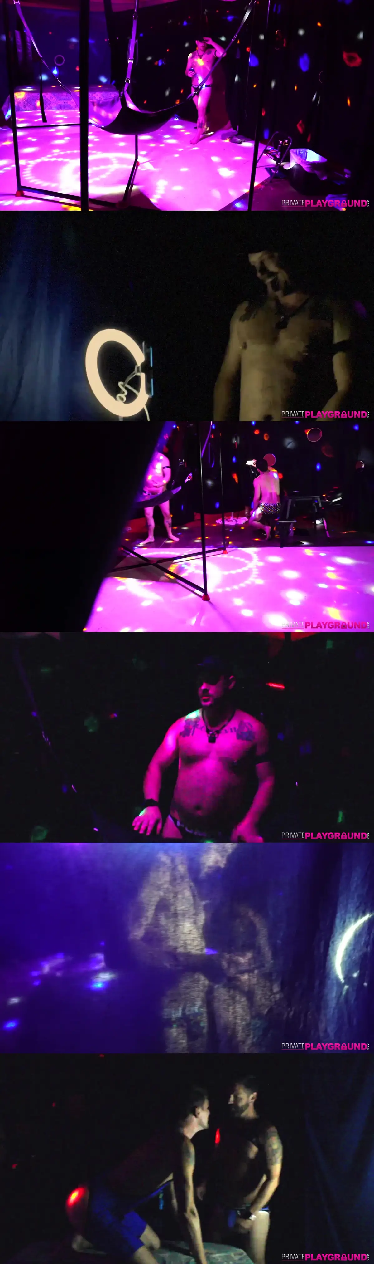 Ten men join Sparky Baxter and Luke Knight for an orgy