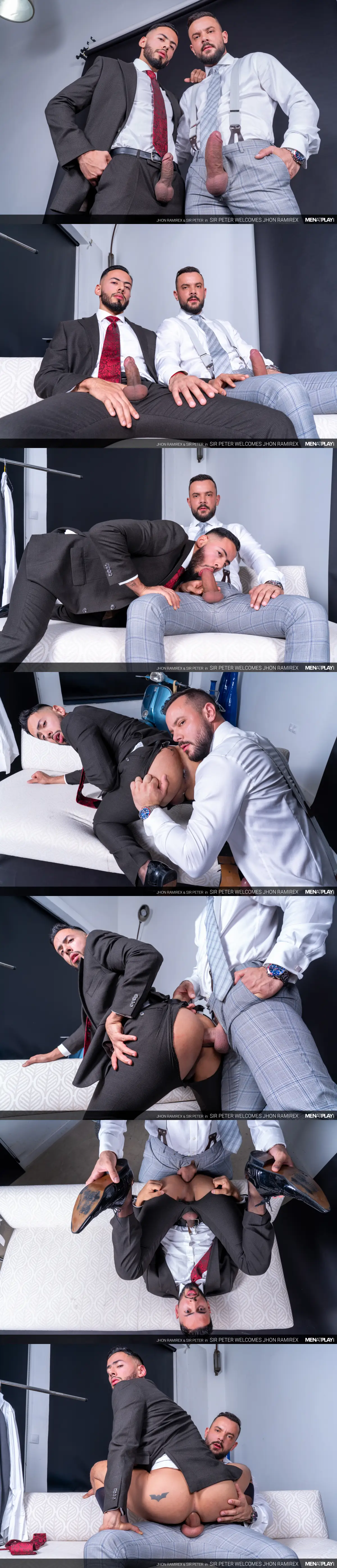 Jhon Ramirex & Sir Peter do it in fromal suits