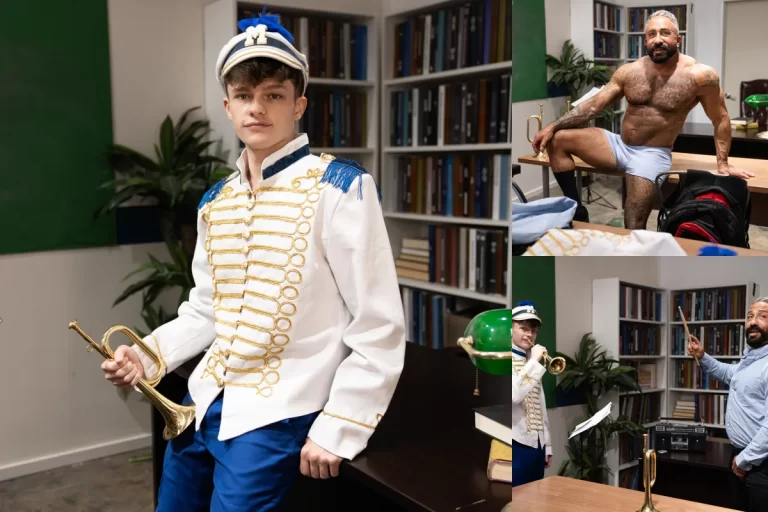 Jake Preston Learns a New Rhythm from Professor Ken Rock