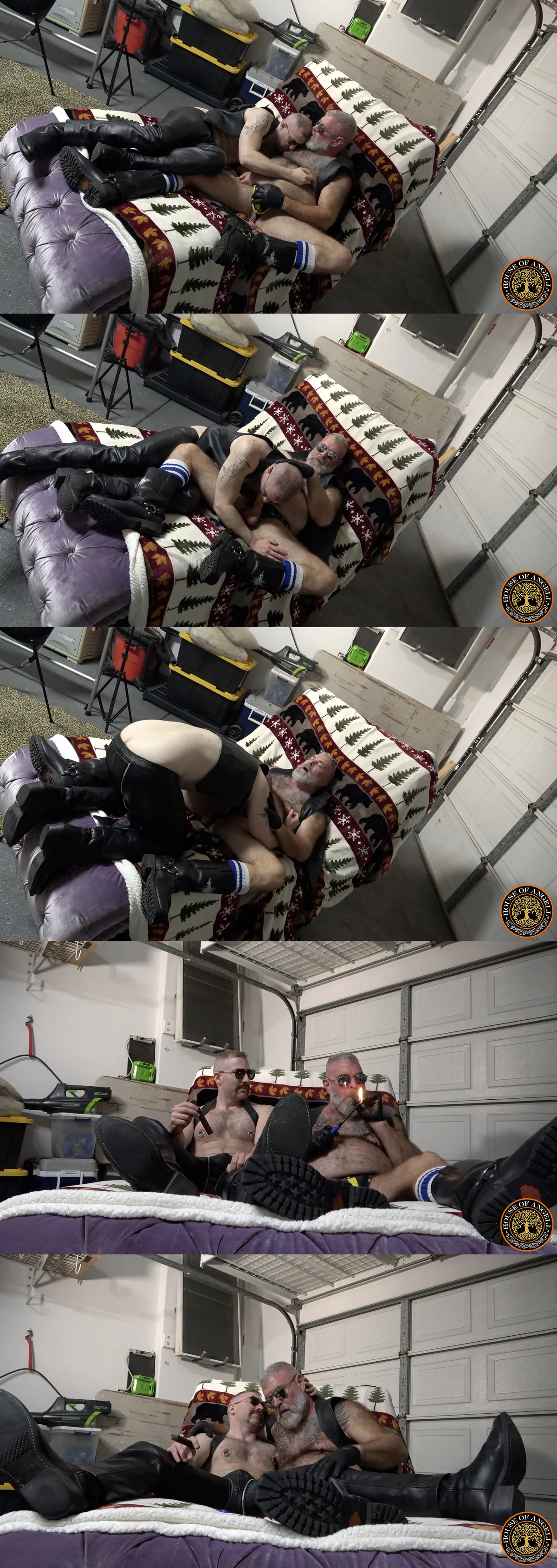 Sizzling Leather Fetish Encounter: Will Angell & The Leather Cook