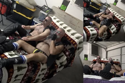 Sizzling Leather Fetish Encounter: Will Angell & The Leather Cook