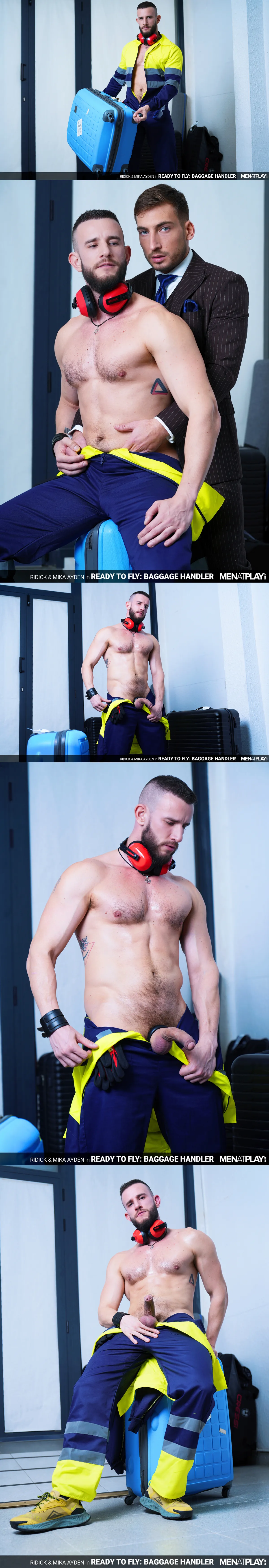 Steamy First Class Mile High Club Action with Ridick & Mika Ayden