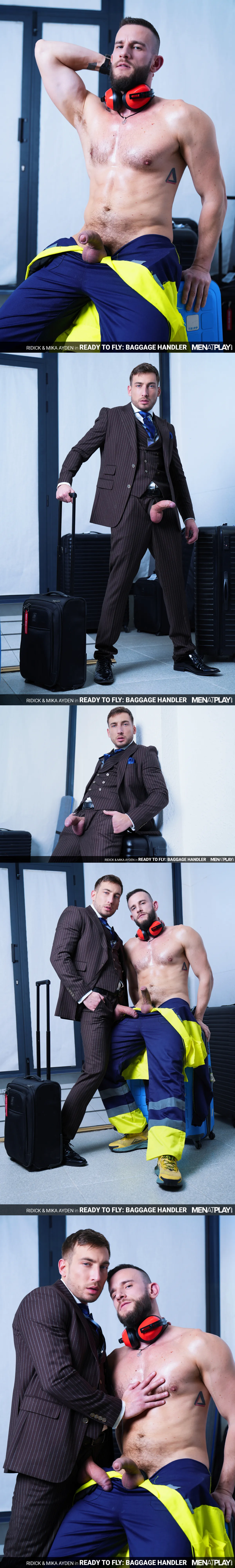 Steamy First Class Mile High Club Action with Ridick & Mika Ayden