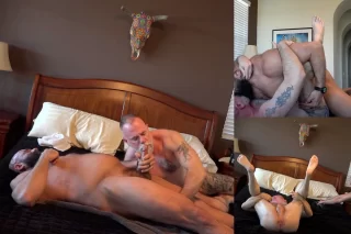 Bears Maxim Torres and Liam Angell Do It at MuscleBearPorn