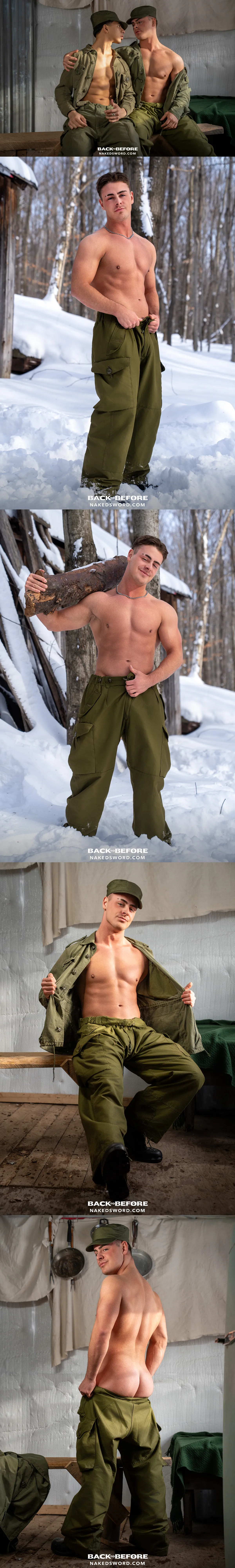 Military Heat: Soldiers Cole Black & Angel Santana Do It in Isolated Cabin