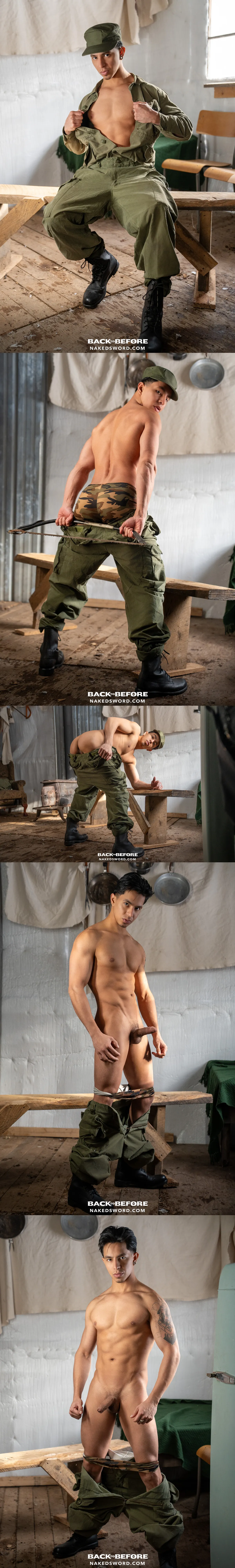 Military Heat: Soldiers Cole Black & Angel Santana Do It in Isolated Cabin