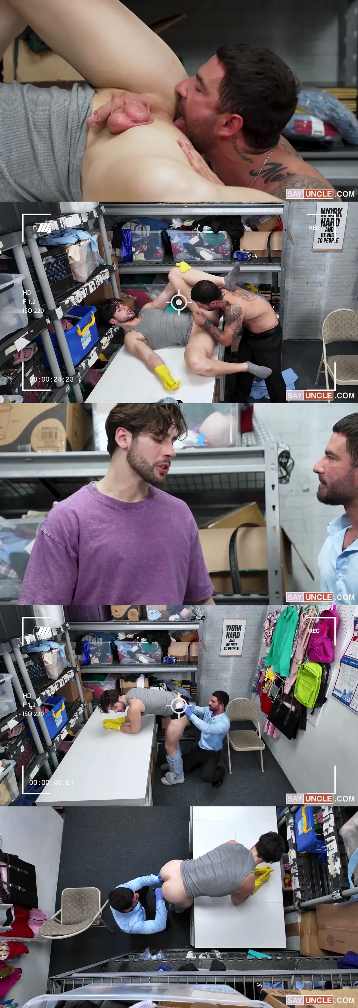 Officer Vadim Black Barebacks Michael Vente