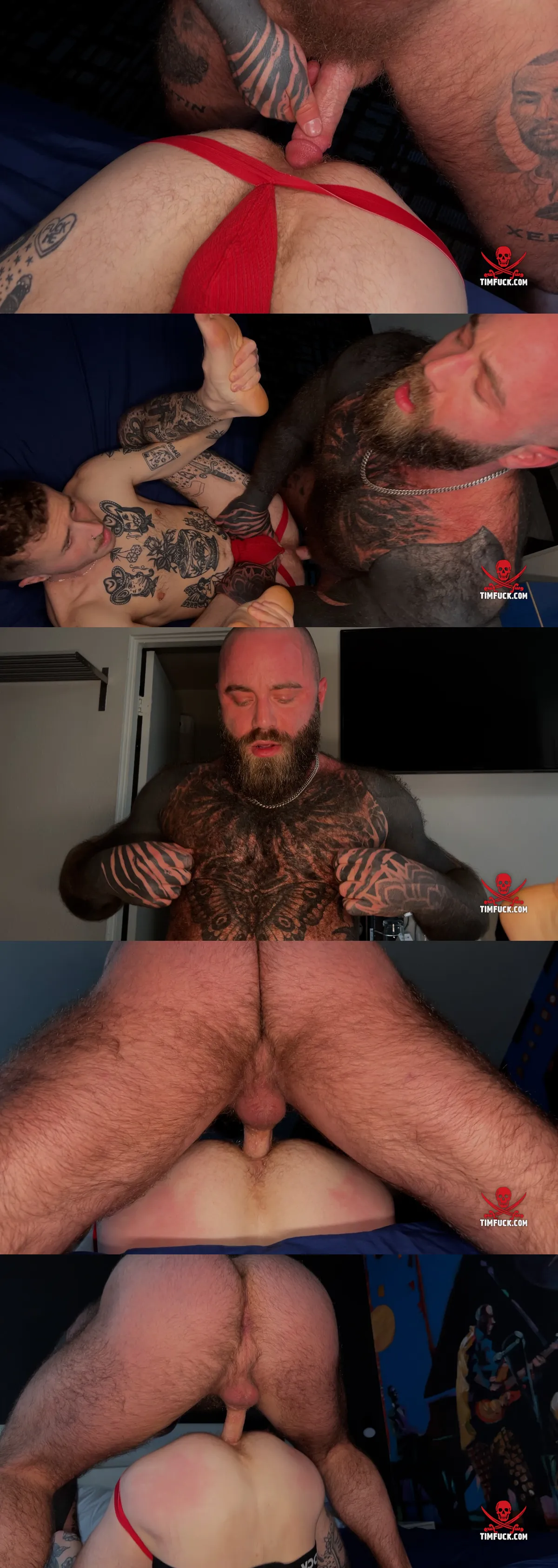 Baby Bear and Tatted Fag Get Filthy on Treasure Island
