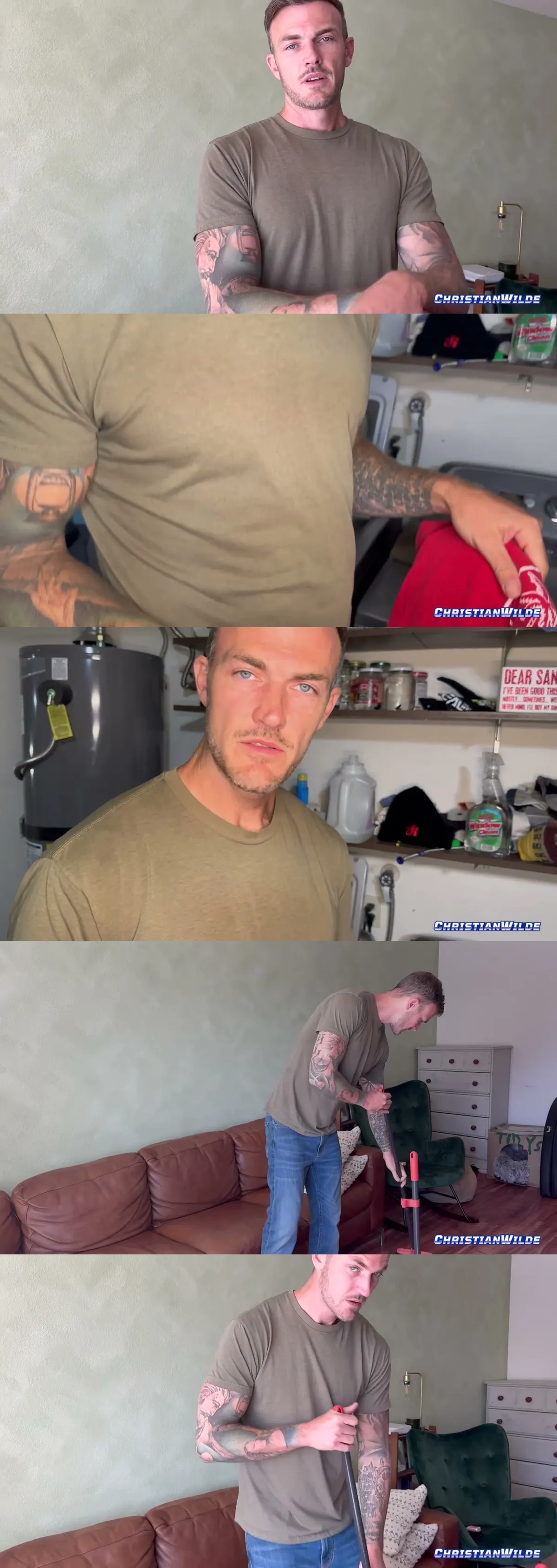 Christians Wilde: A Forbidden Tease On Chores Day