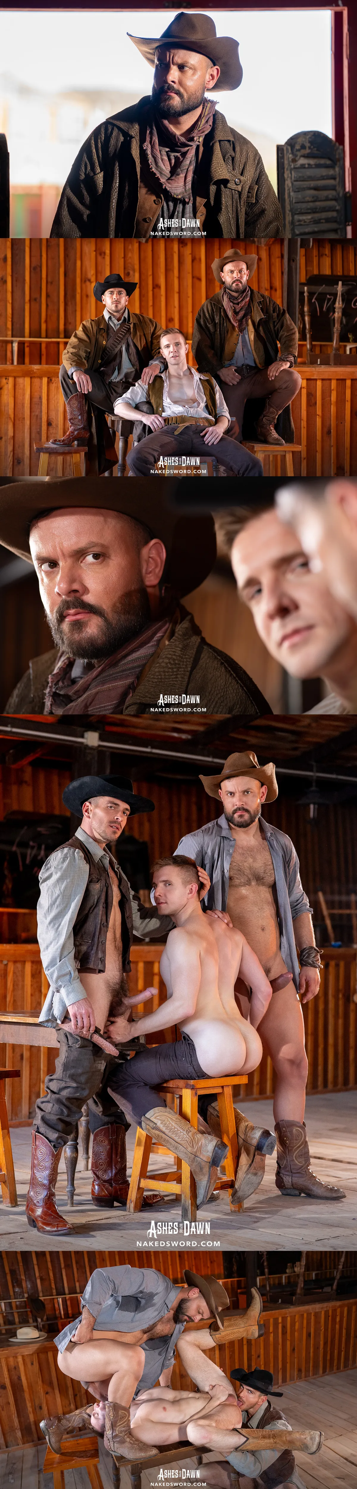 Cowboys Threesome with Sir Peter, Paddy O