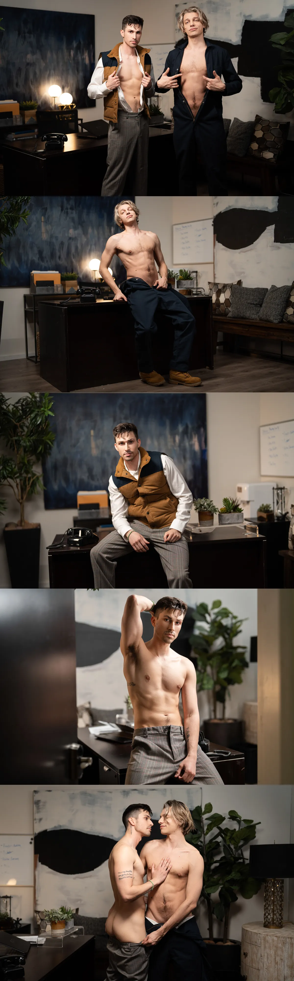 Kane Fox & Leo Louis in Sexy Caught-in-the-Act Encounter