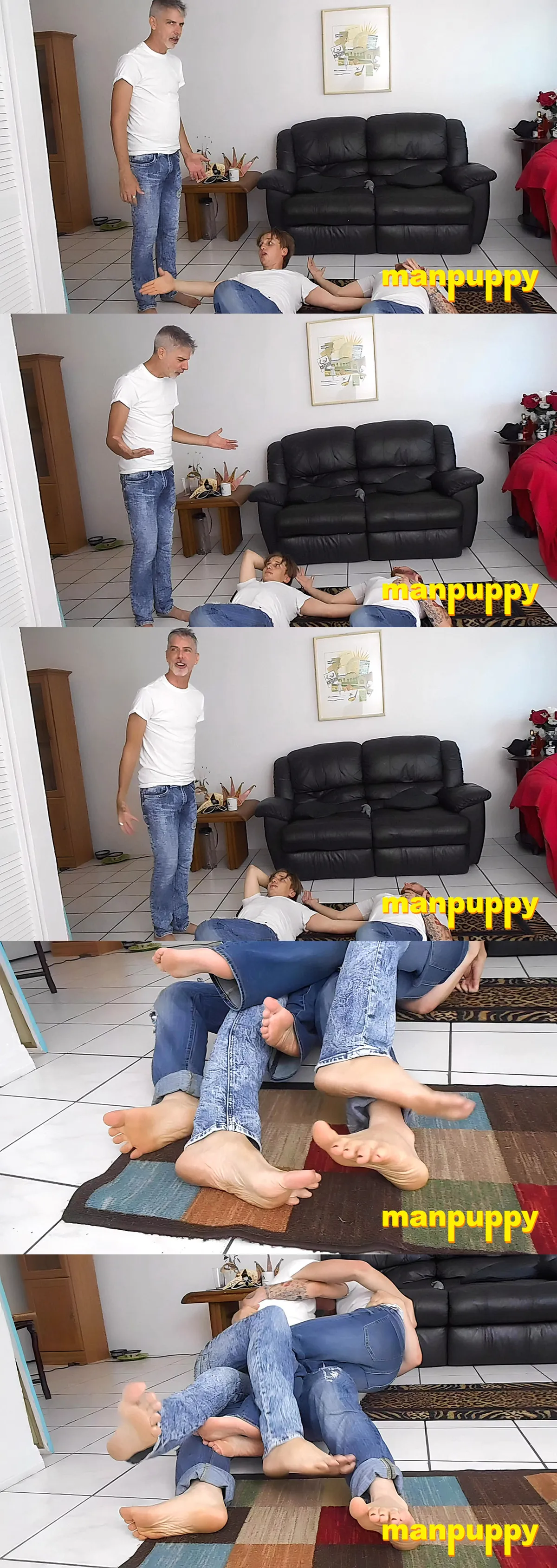 JC & Elis Get Entangled in a Steamy Foot Wrestling