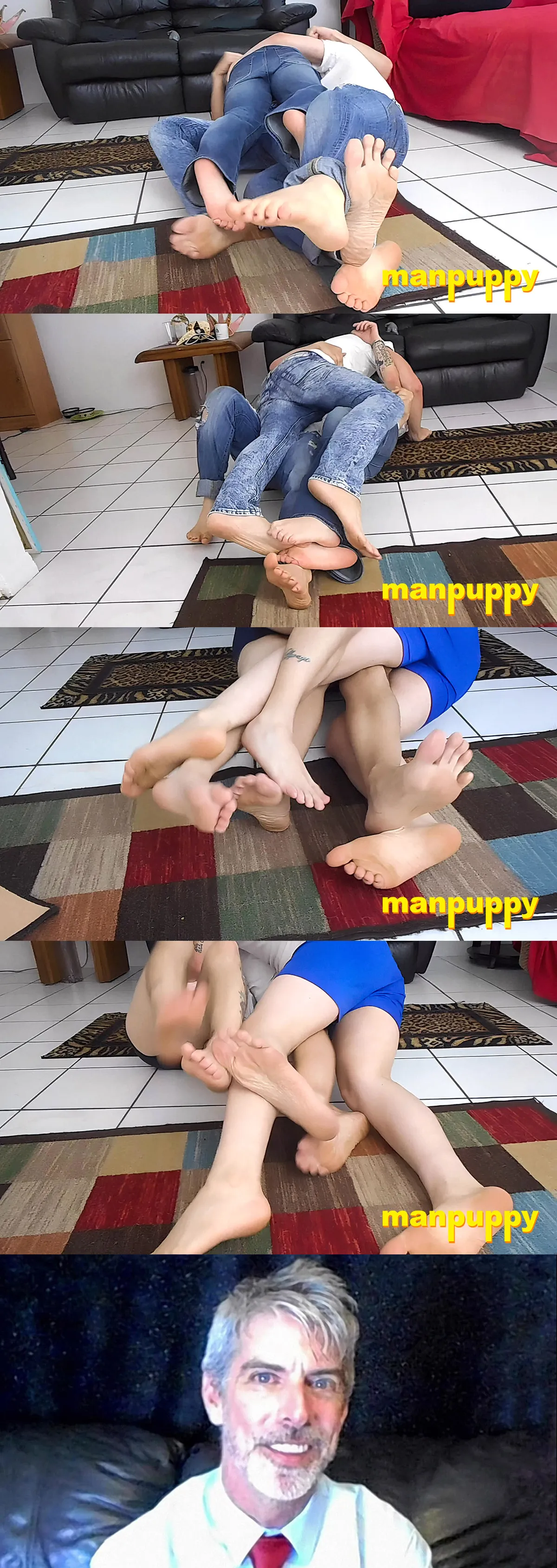 JC & Elis Get Entangled in a Steamy Foot Wrestling