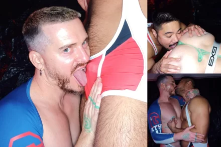 Muscle Bear Rio Fist Fucks Axel Abysse