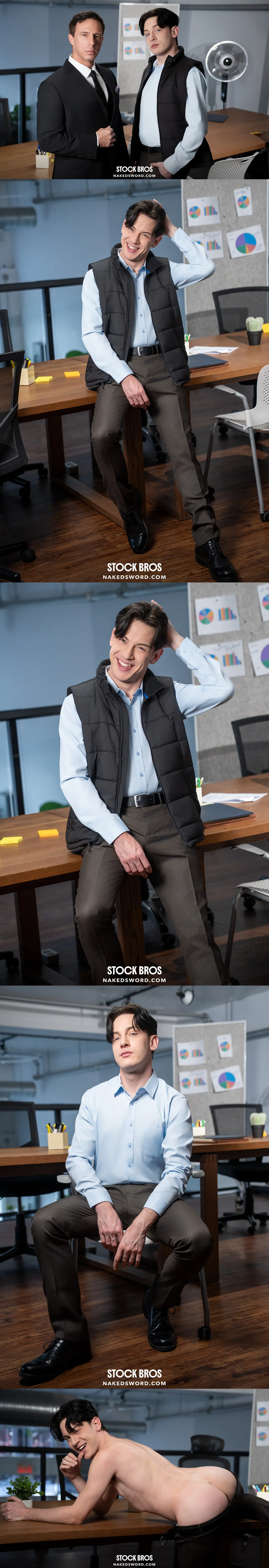 Sexy Office Affair With Edward Terrant & Reese Rideout