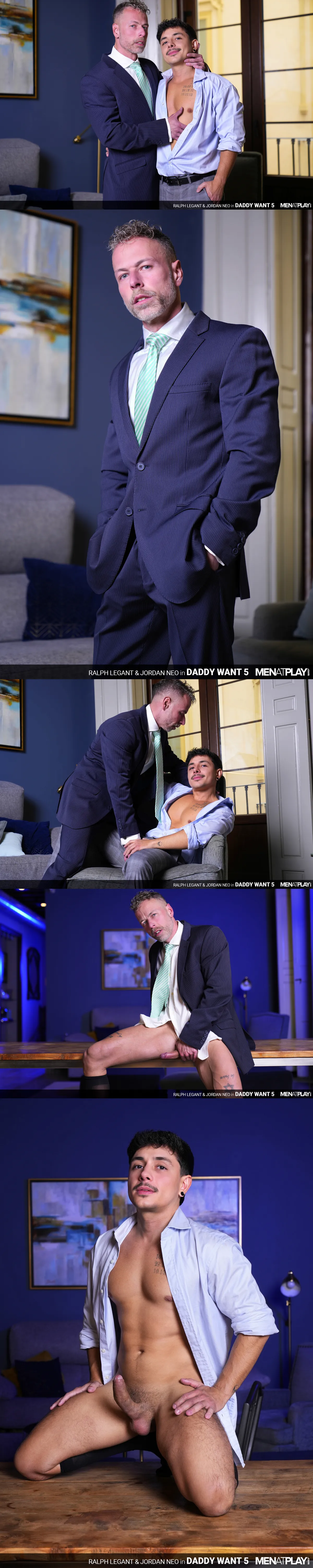 Daddy Ralph Legant Meets Jordan Neo in a Hot Suit Encounter