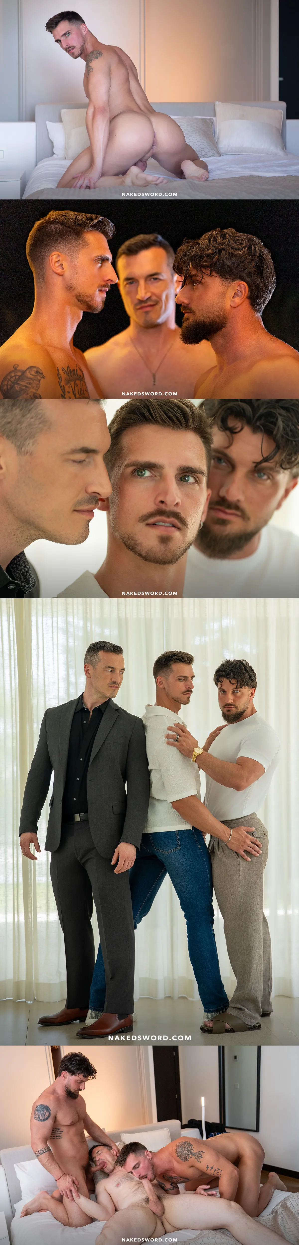 Jaxx Cody and Heath Halo Get Intimate with Derek Kage