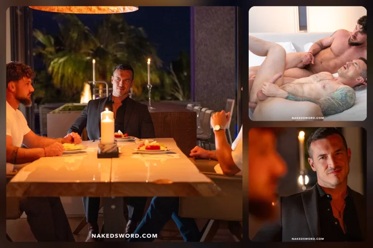 Jaxx Cody and Heath Halo Get Intimate with Derek Kage