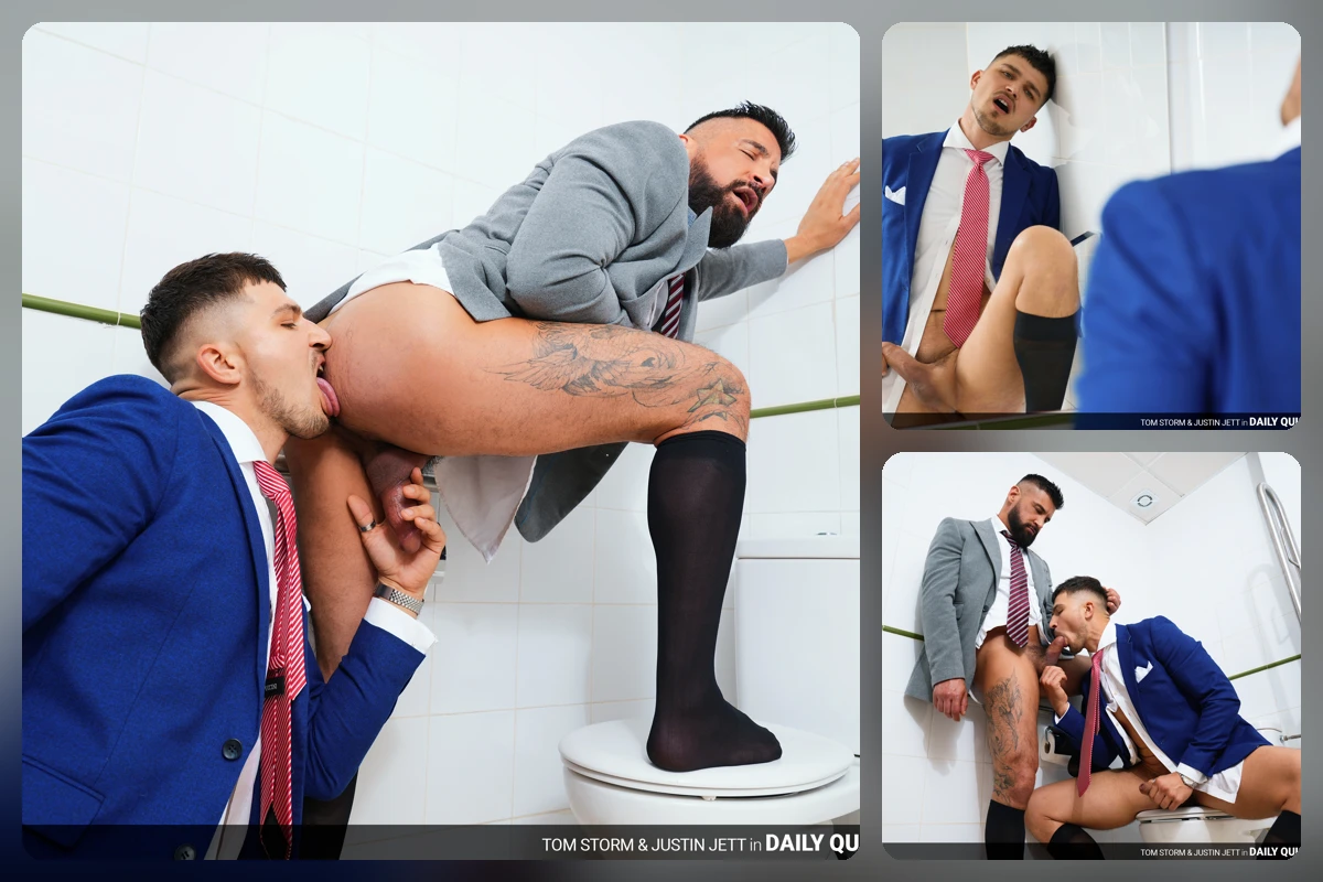 Justin Jett & Tom Storm’s Office Rendezvous Full of Tension
