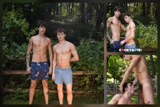 Angel Elias Welcomes Smith Sterling to CockyBoys
