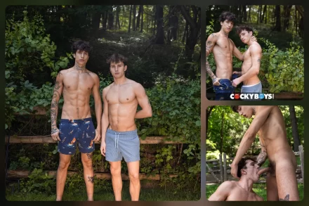 Angel Elias Welcomes Smith Sterling to CockyBoys