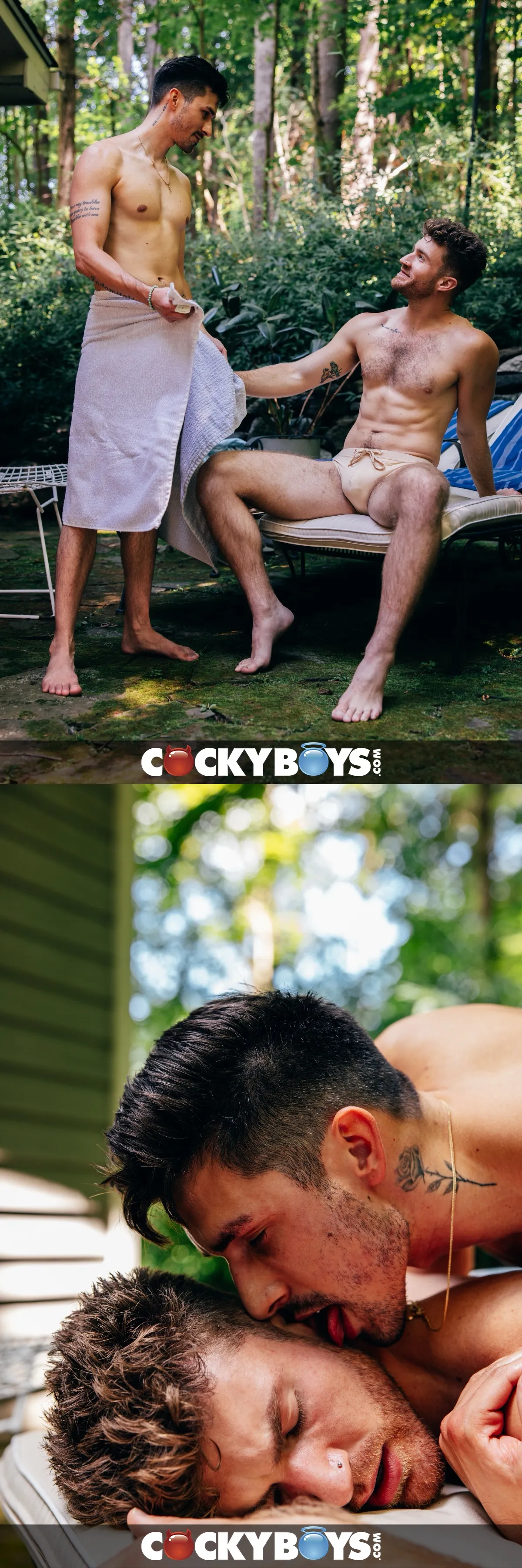 Kane Fox & Carter Collins Ignite Passion at Camp CockyBoys
