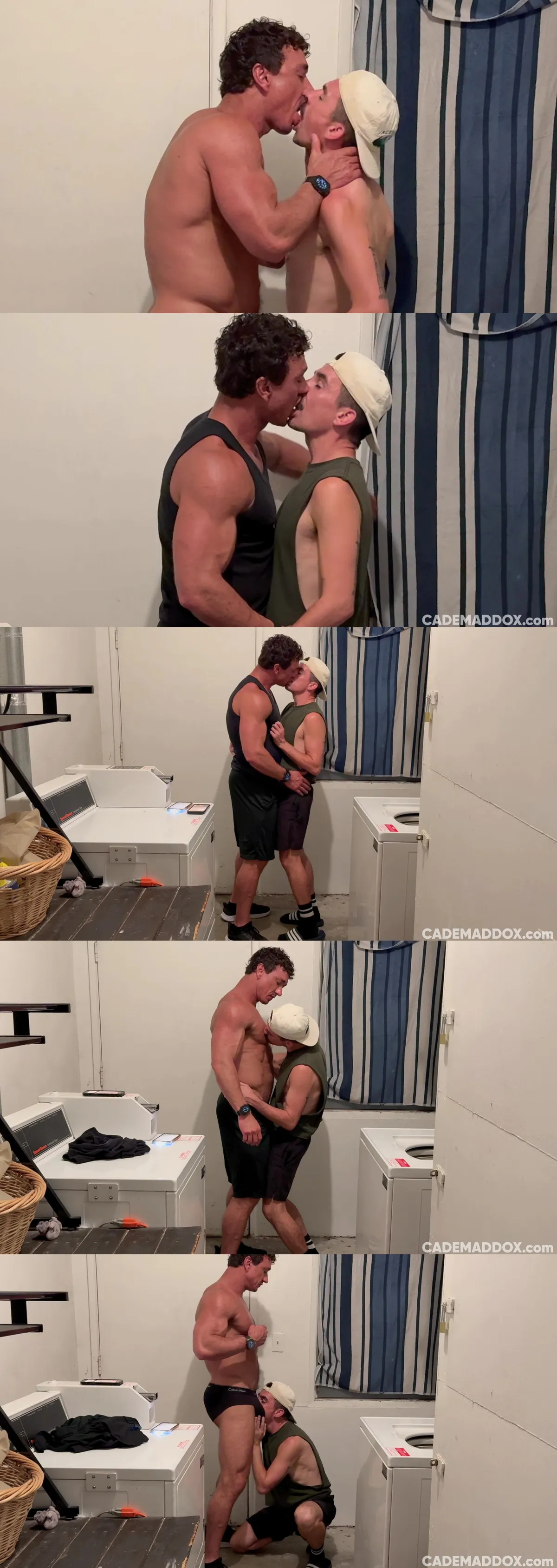 Steamy Laundry Room Hookup with Cade Maddox