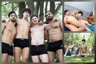Angel Elias, Marcus McNeill & Raj: A Steamy Tent Encounter