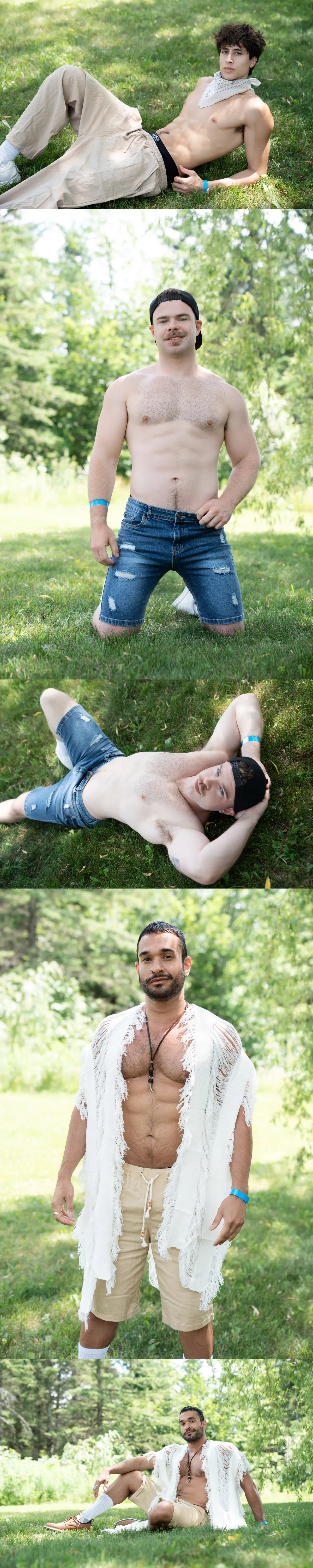 Angel Elias, Marcus McNeill & Raj: A Steamy Tent Encounter