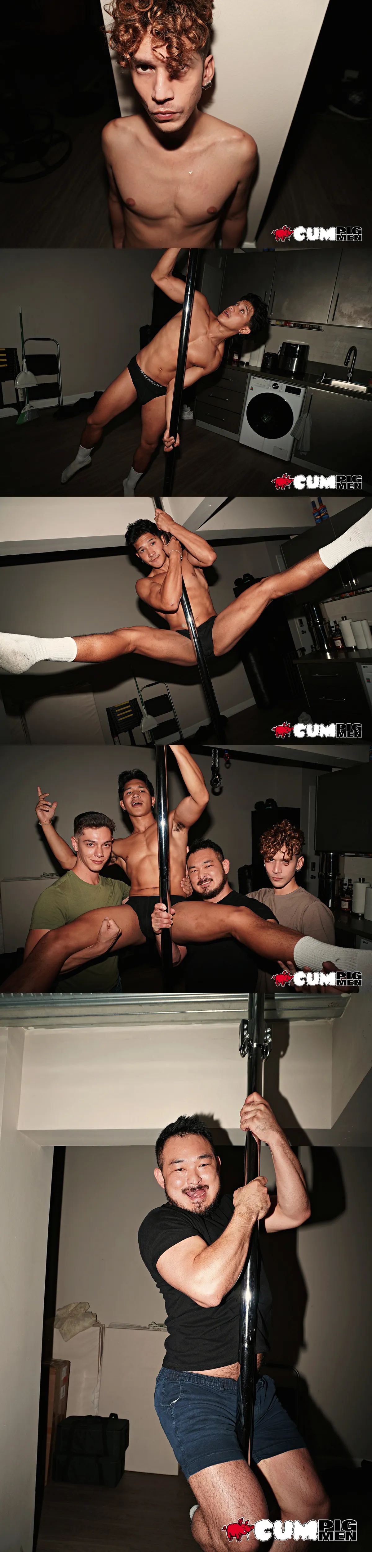 Stripper Pole Showdown with Andrew Akito, Benvi, Zen & Bambi