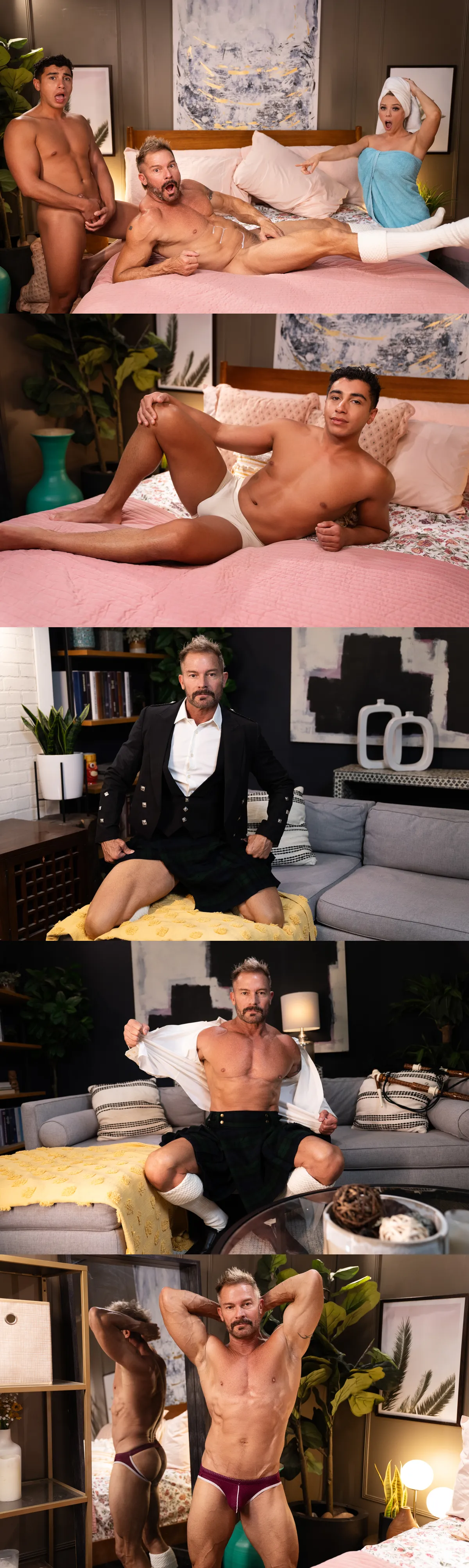 Ethan James Fucks Greg Dixxon In A Kilt Mix-Up