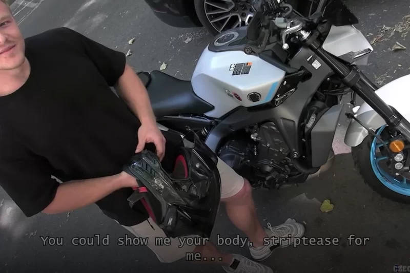 A Biker Strips to Fund His Custom Exhaust