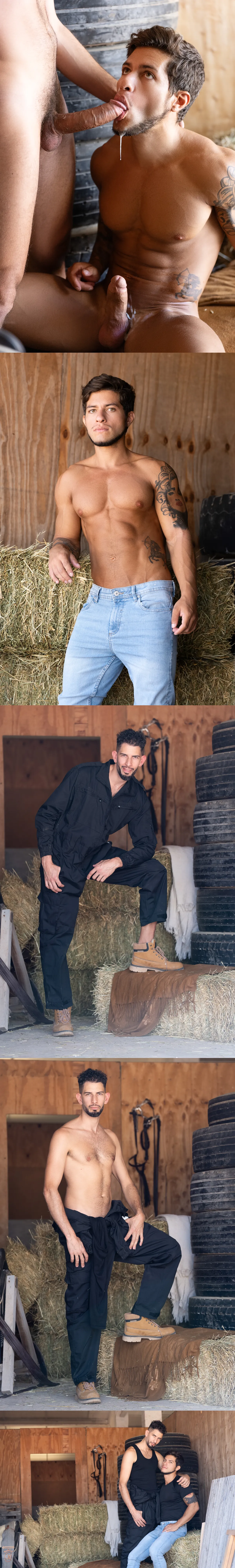 Josh and Tiago Santana Turn Chores Into Barn Sex