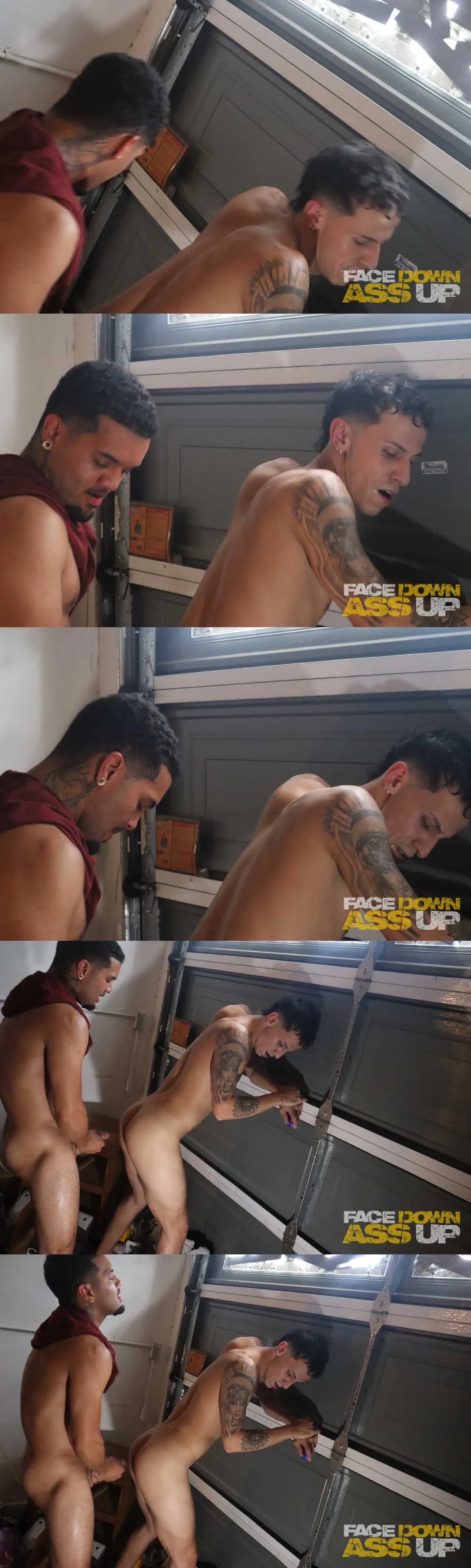Three Raw Dicks, One Garage, One Bottom